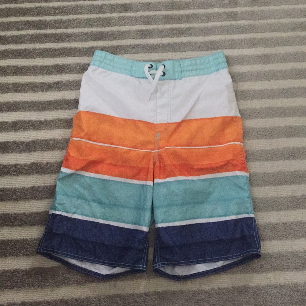 Cute striped swim shorts
